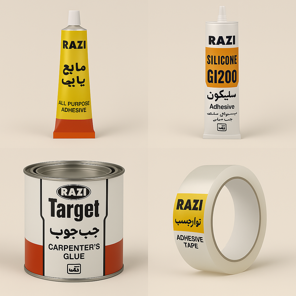 محصولات چسب تارگت رازی